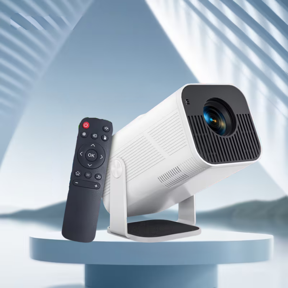 1080p Wireless Mini Projector – Portable LCD Display, 4K Input Compatible