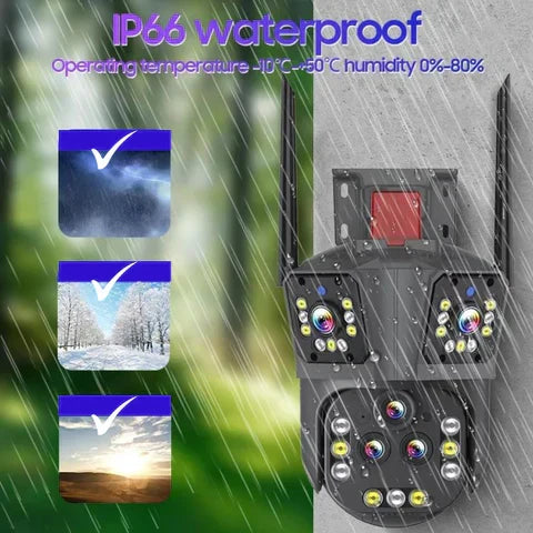 10K WiFi Security Camera with 20MP and 20x Zoom