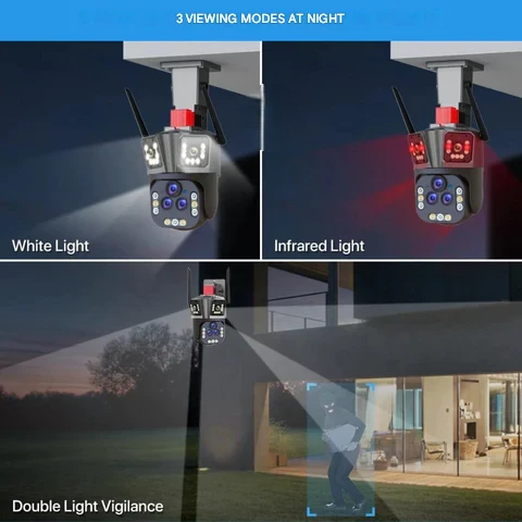 10K WiFi Security Camera with 20MP and 20x Zoom