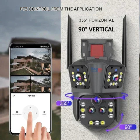 10K WiFi Security Camera with 20MP and 20x Zoom