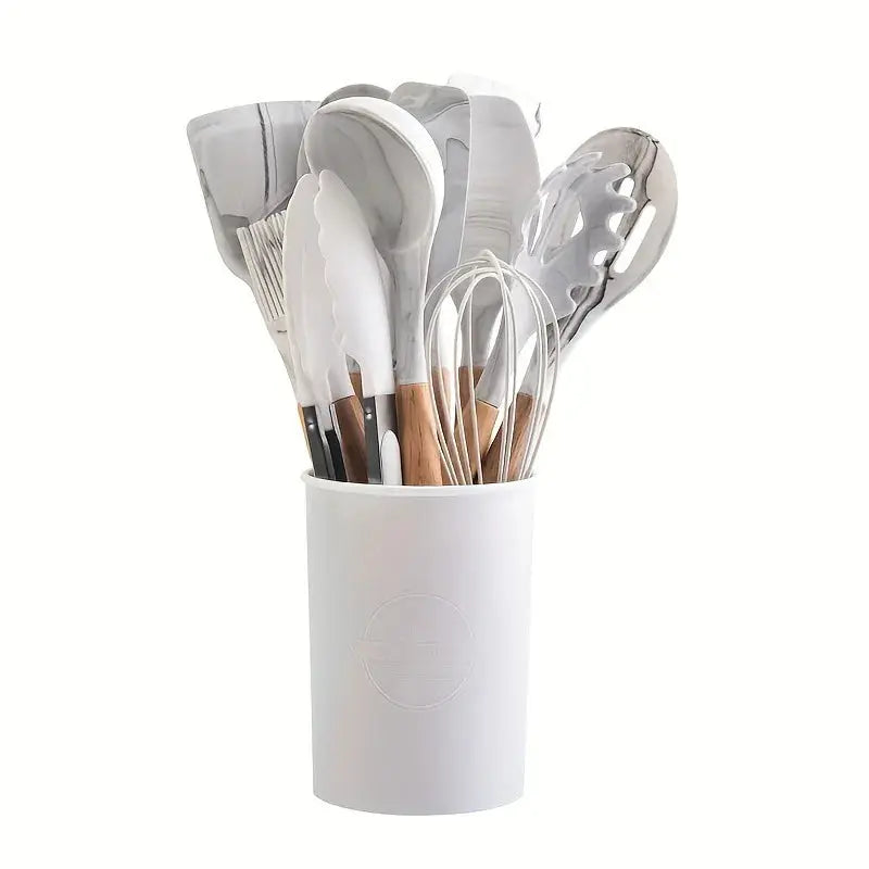 12-Piece Silicone Kitchen Utensil Set for Everyday Cooking