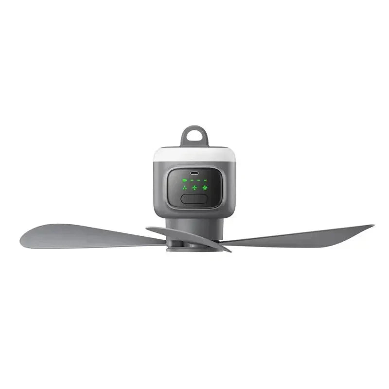 12000mAh Portable Ceiling & Camping Fan – Outdoor Tent Air Circulator and Cooling Fan