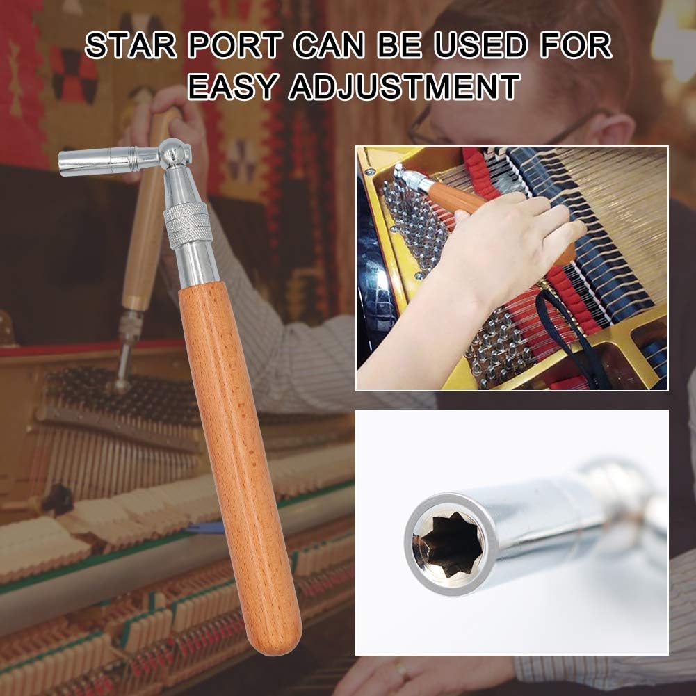 16-Piece Piano Tuning Kit with Storage Case
