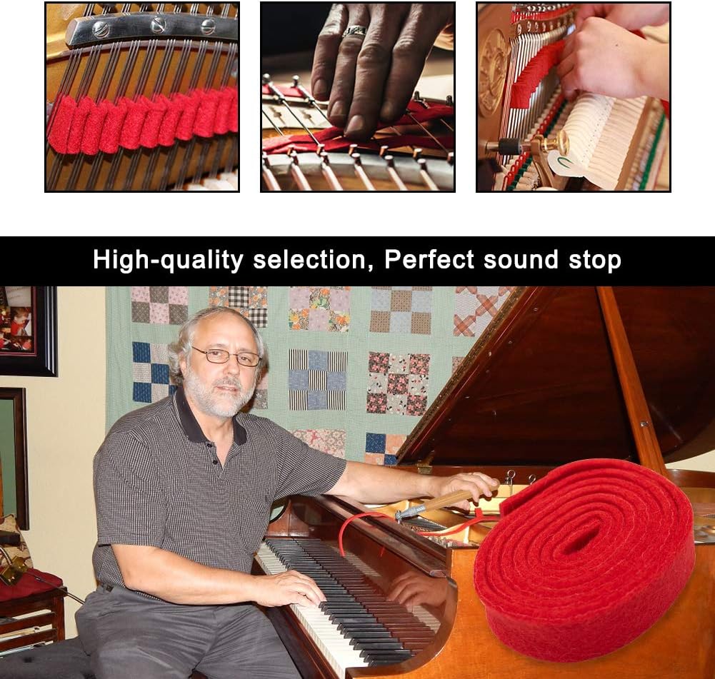 16-Piece Piano Tuning Kit with Storage Case