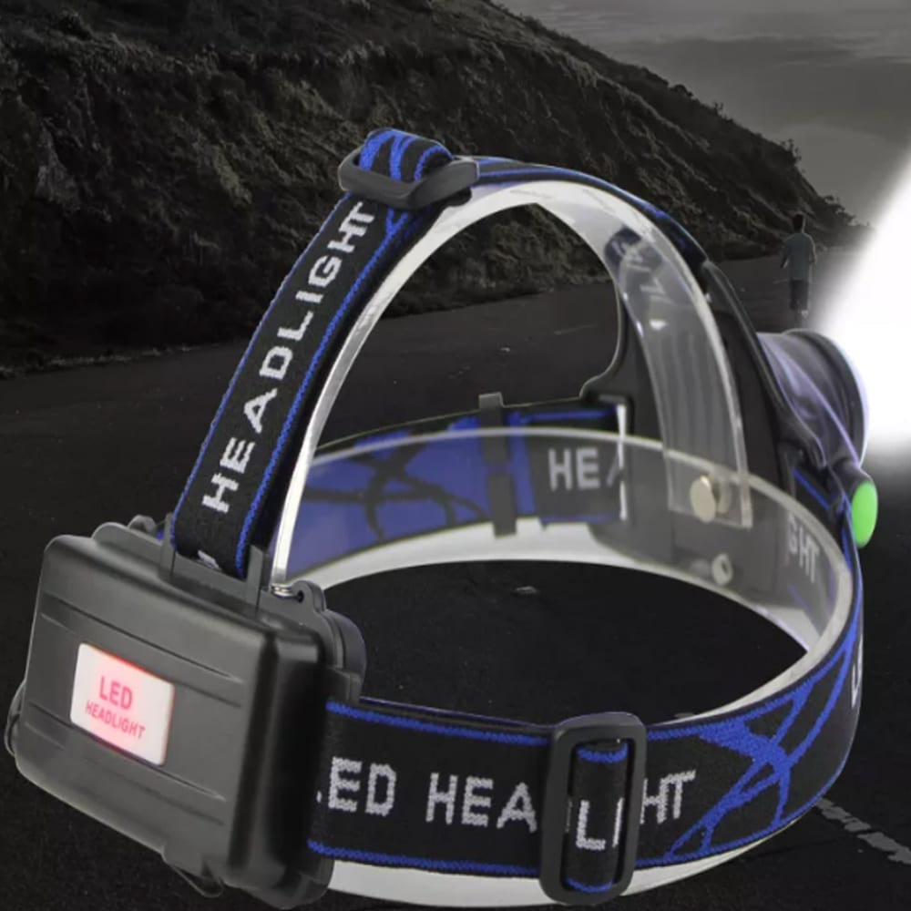 1800-Lumen Headlamp with Adjustable Focus and Zoom