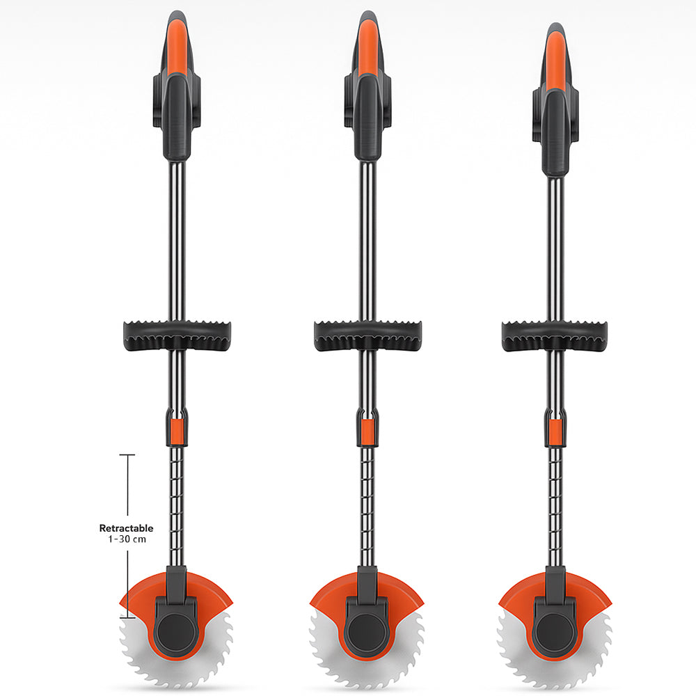 180W Grass Trimmer & Weed Remover with Telescopic Shaft & Battery