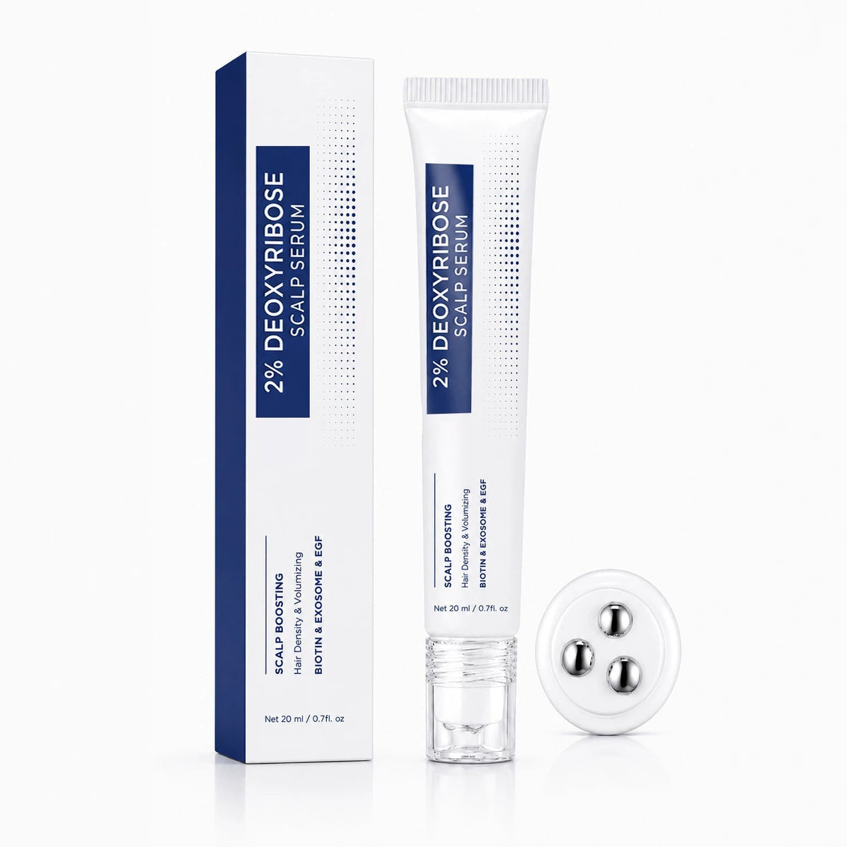 2% Deoxyribose Scalp Boosting Serum with Rollerball Applicator