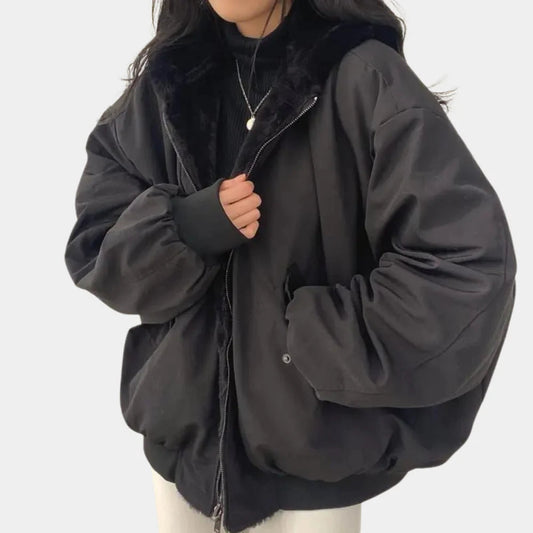 2-in-1 Women's Hooded Winter Coat
