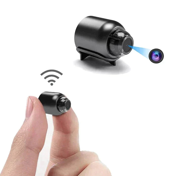 2-Pack Mini WiFi Security Cameras - 1080P HD, 140° Wide-Angle, Night Vision & Motion Detection with 32GB SD Card Included