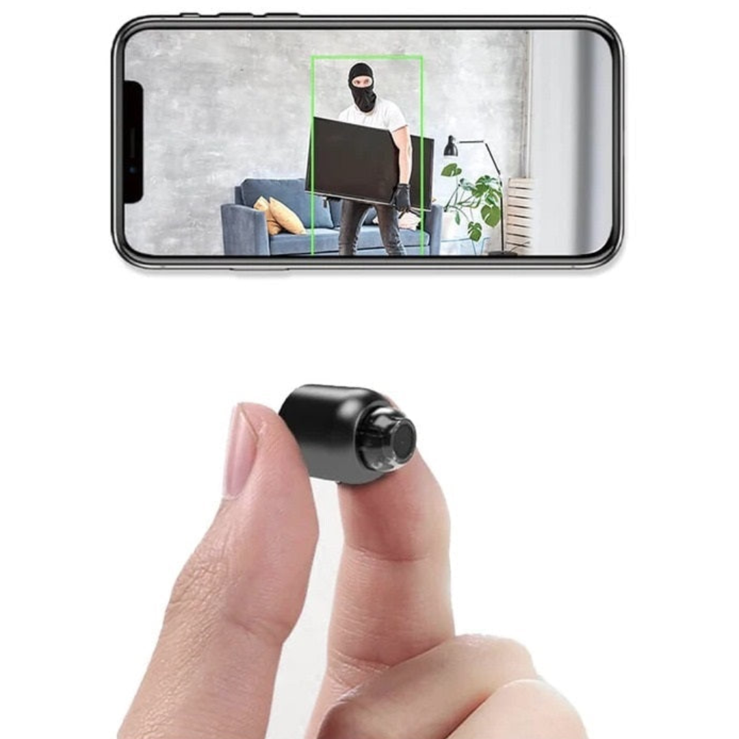 2-Pack Mini WiFi Security Cameras - 1080P HD, 140° Wide-Angle, Night Vision & Motion Detection with 32GB SD Card Included