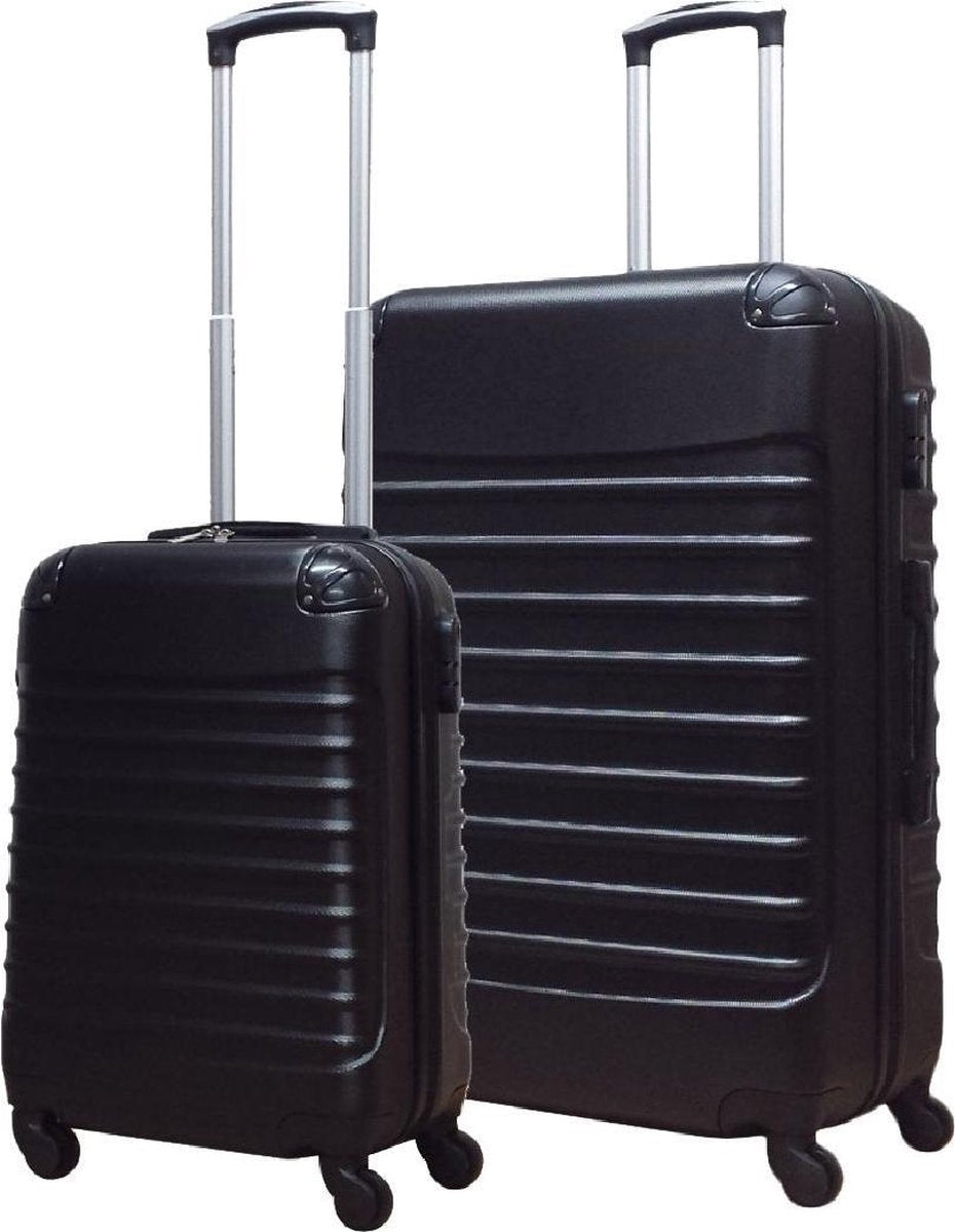 2-Piece ABS Hardshell Travel Suitcase Set
