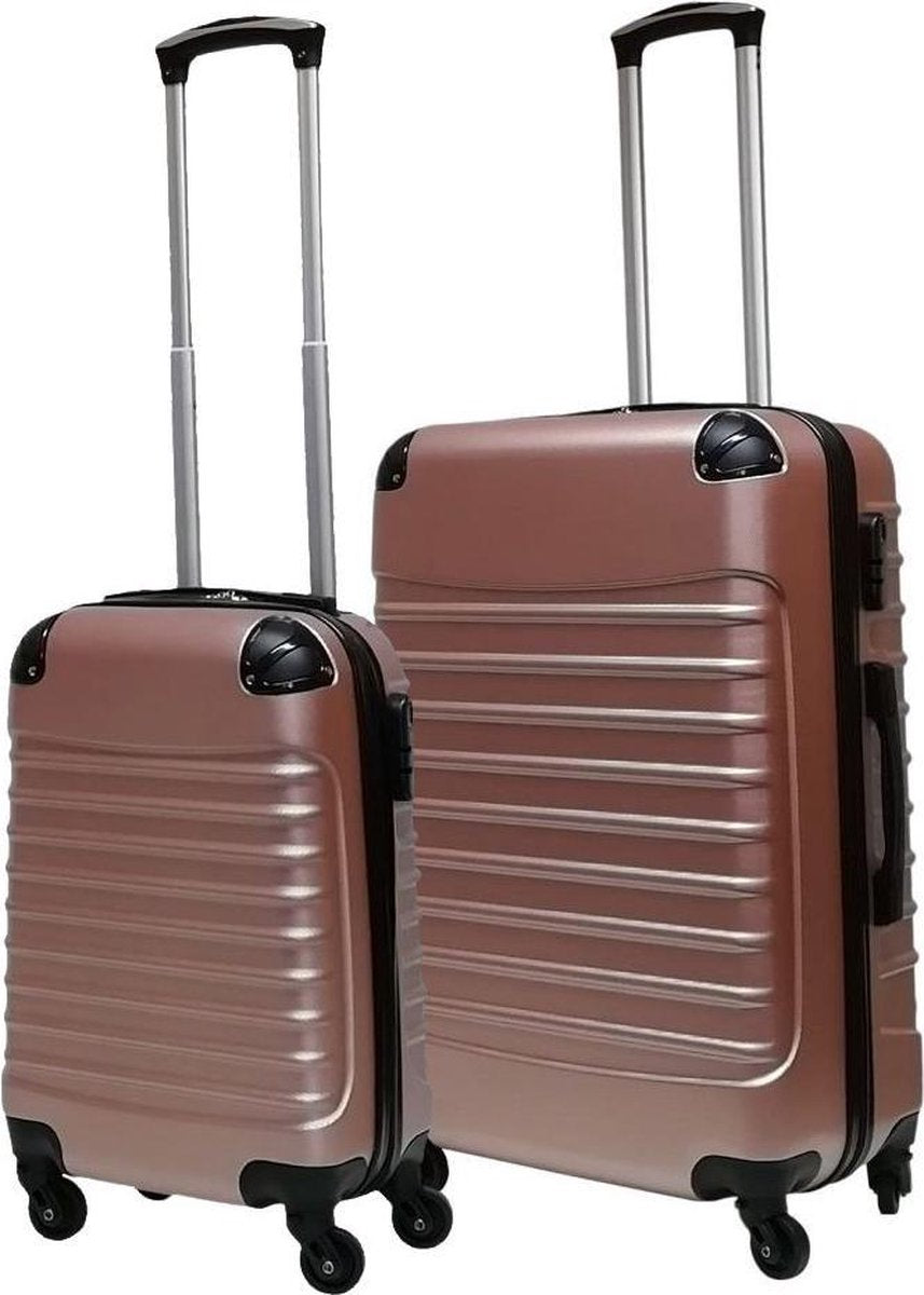 2-Piece ABS Hardshell Travel Suitcase Set