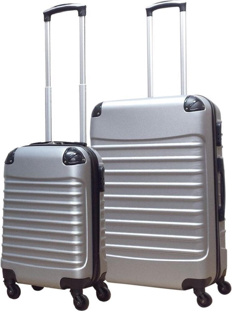 2-Piece ABS Hardshell Travel Suitcase Set