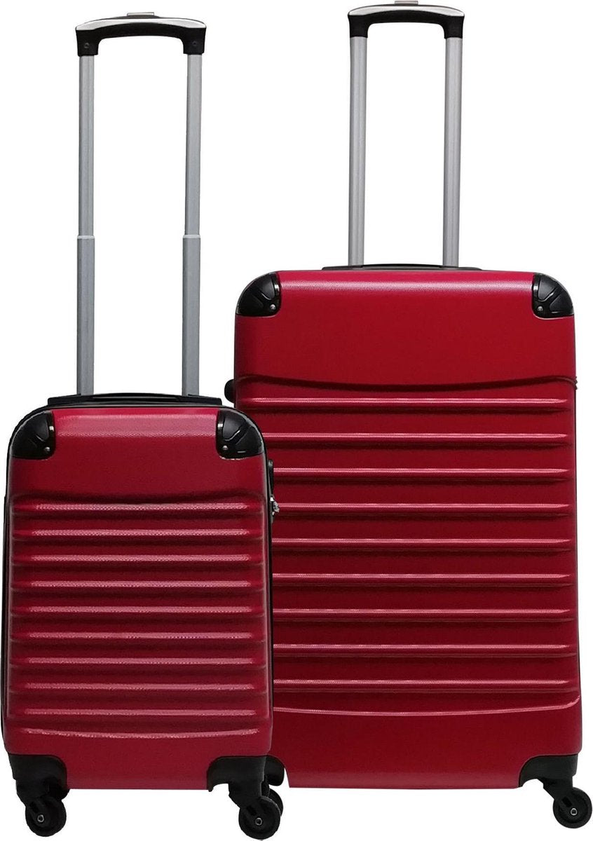 2-Piece ABS Hardshell Travel Suitcase Set
