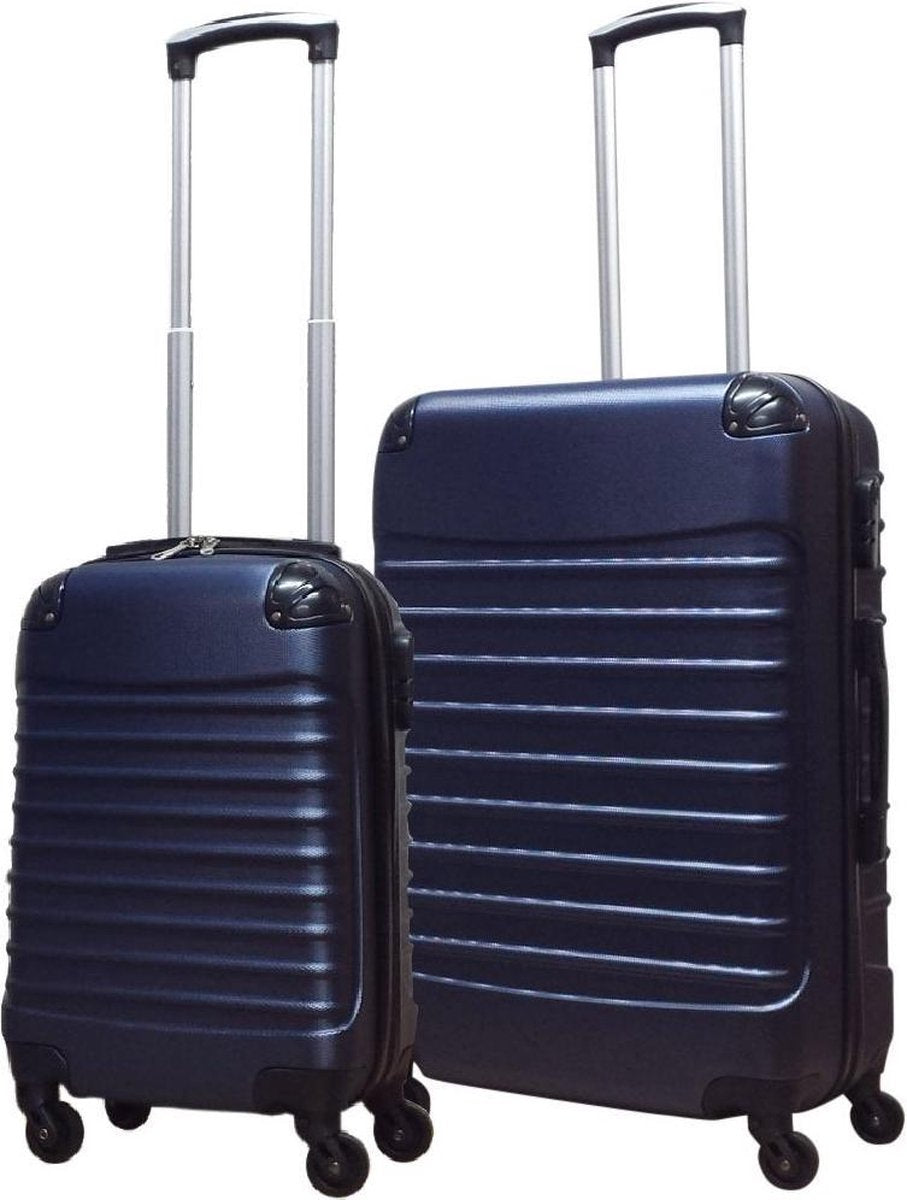 2-Piece ABS Hardshell Travel Suitcase Set
