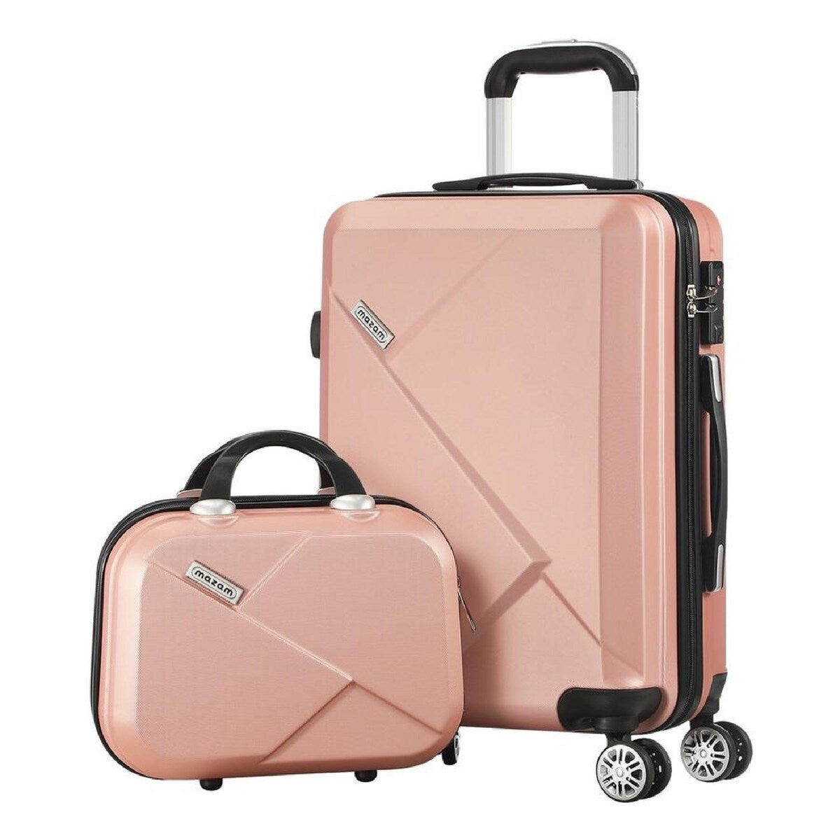 2-Piece Hard Shell Luggage Set with TSA Lock and 360° Spinner Wheels