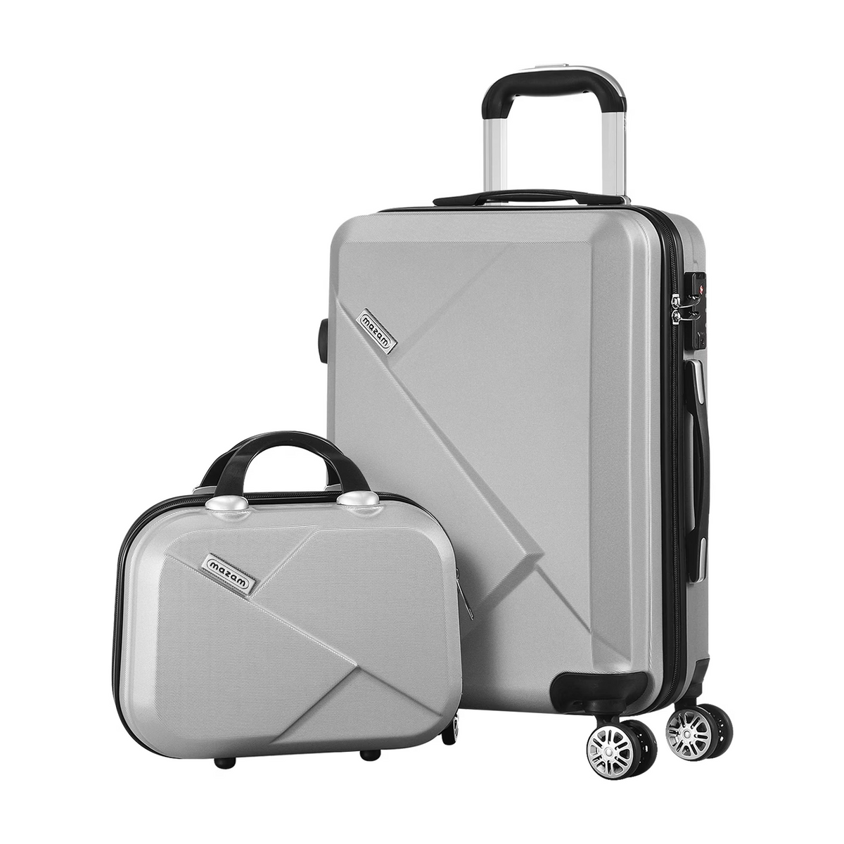 2-Piece Hard Shell Luggage Set with TSA Lock and 360° Spinner Wheels