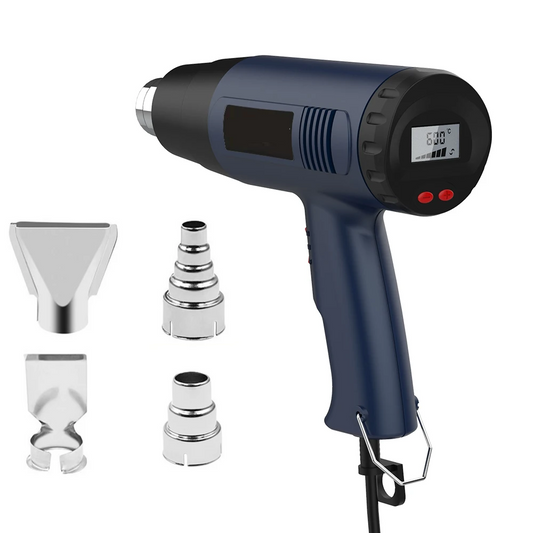 2000W Industrial Electric Heat Gun with Digital LCD Display and Adjustable Temperature