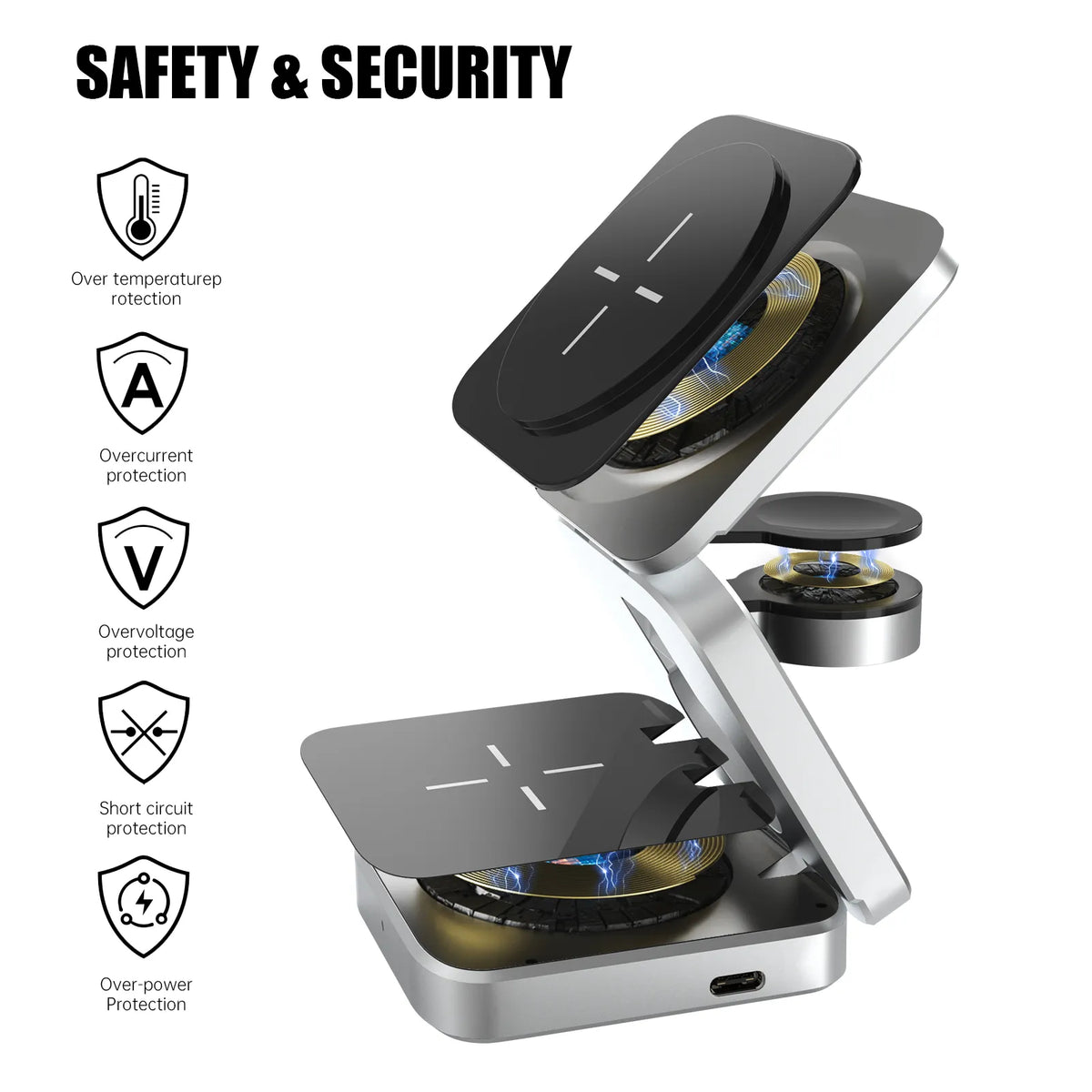 3-in-1 Charging Station | Magnetic and Foldable Charger