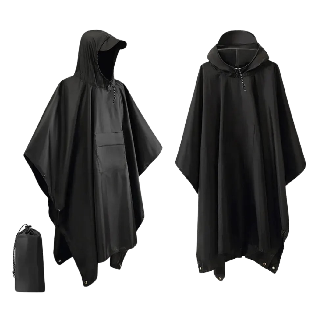 3-in-1 Hiking Rain Poncho