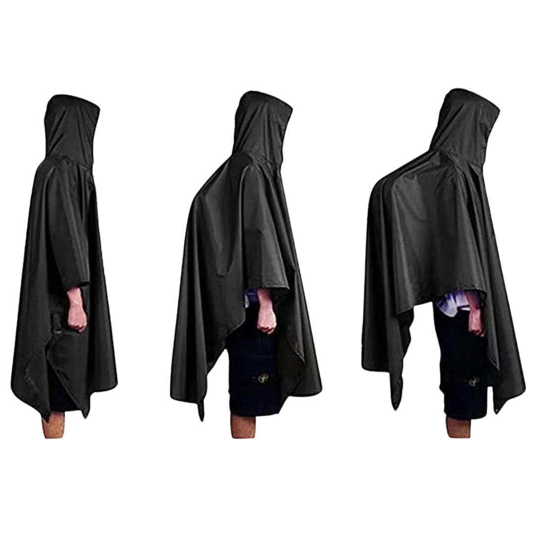 3-in-1 Hiking Rain Poncho