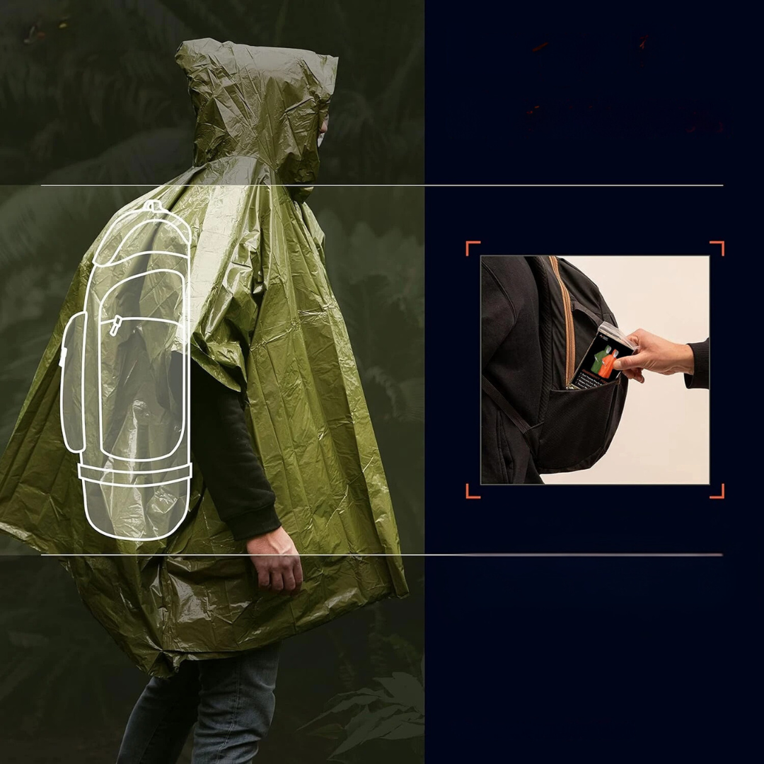 3-in-1 Rain Poncho