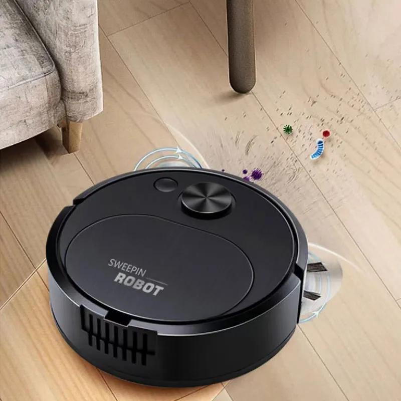 3-in-1 Robot Vacuum and Mop with Compact Design