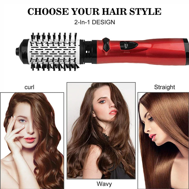 3-in-1 Rotating Hair Brush, Styler & Dryer