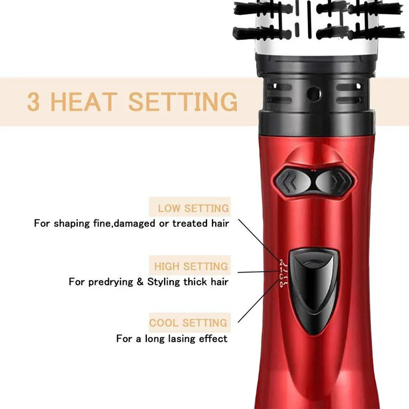 3-in-1 Rotating Hair Brush, Styler & Dryer
