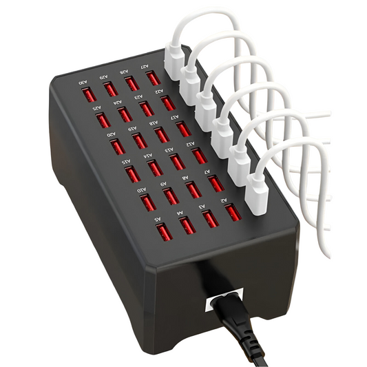 30-Port USB-A Fast Charging Station
