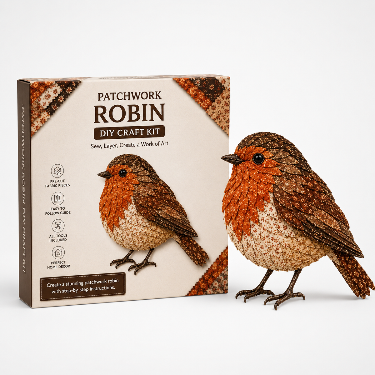 3D Fabric Patchwork Hummingbird Craft Kit