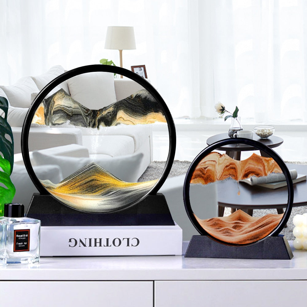 3D Sandscape Hourglass
