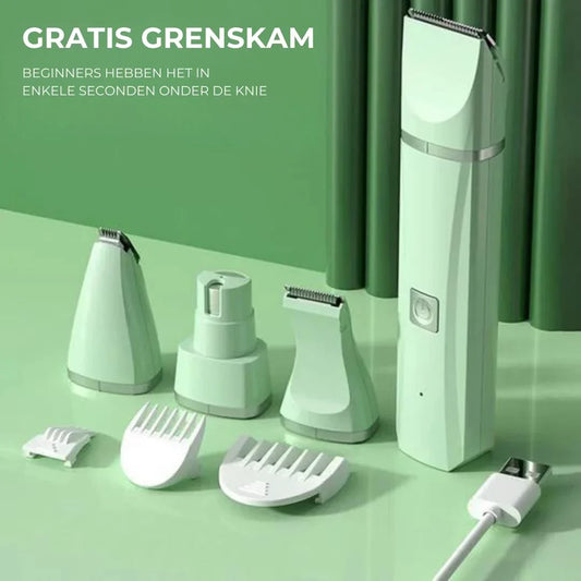 4-in-1 Pet Grooming Trimmer for Paw-Friendly Grooming