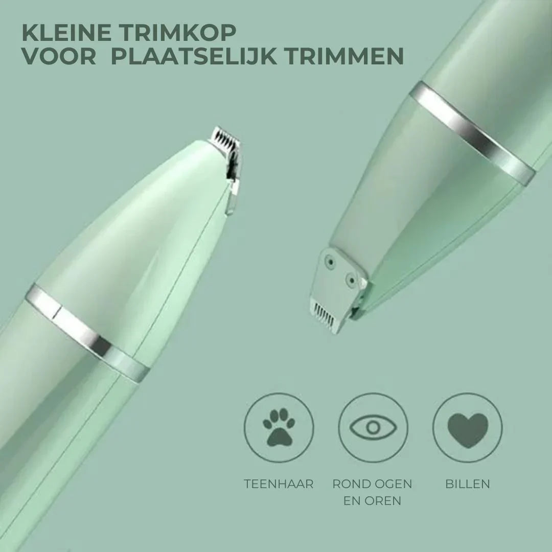 4-in-1 Pet Grooming Trimmer for Paw-Friendly Grooming