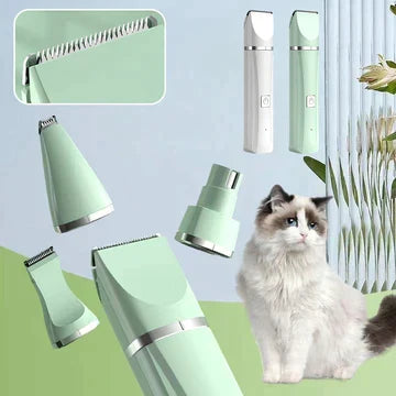 4-in-1 Pet Grooming Trimmer for Paw-Friendly Grooming