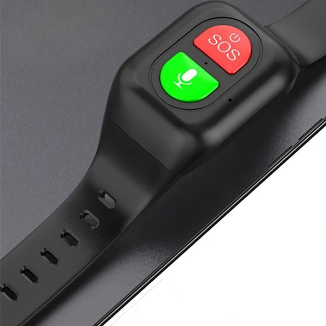 4G GPS Smartwatch for Seniors with Health Monitoring, SOS Buttons, Location Tracking, and Emergency Contact