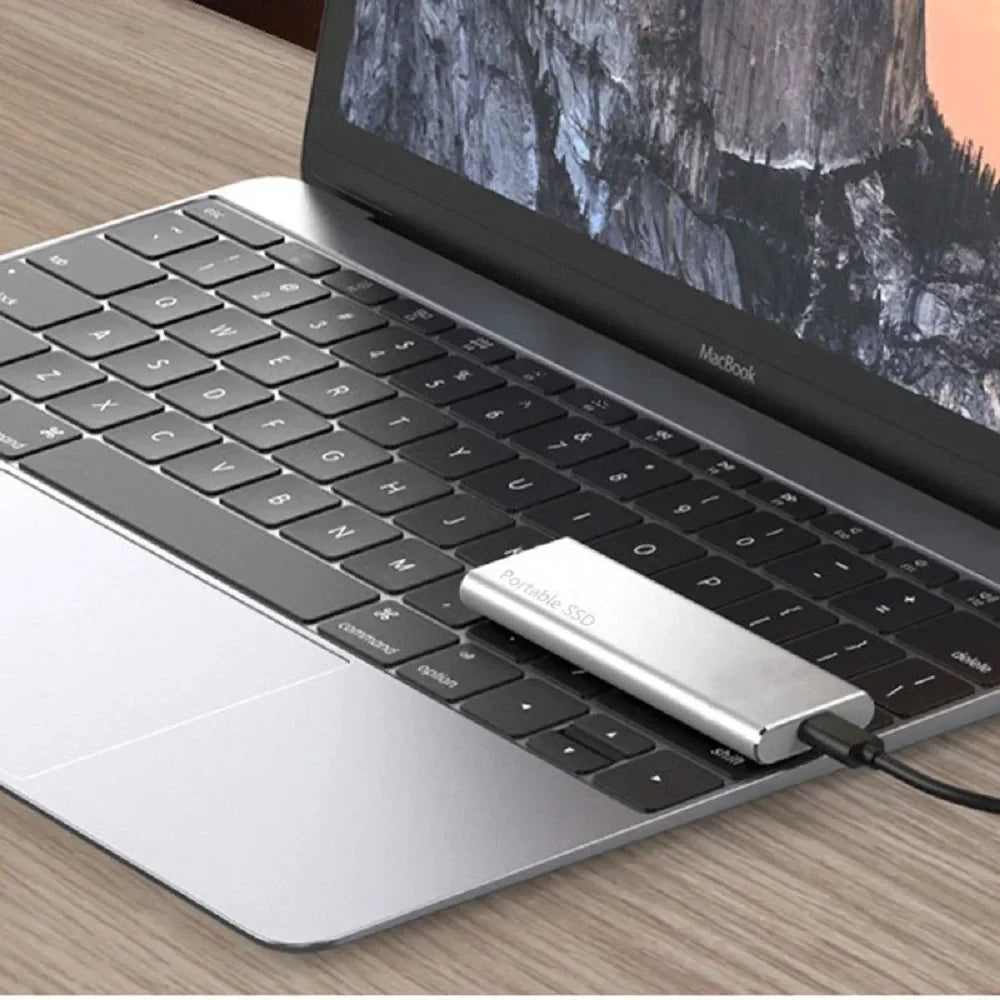 4TB External Hard Drive with USB-C Port and Portable Design