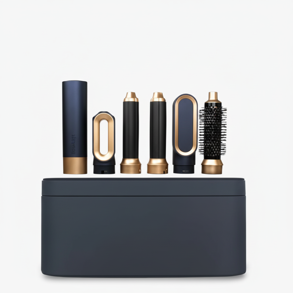 5-in-1 Hair Styler | 1000W Hot Air Brush with Ionic Technology