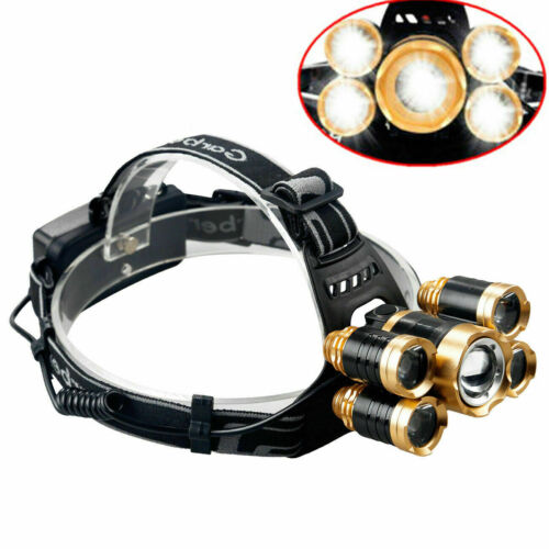 5-LED Rechargeable Waterproof Headlamp Kit