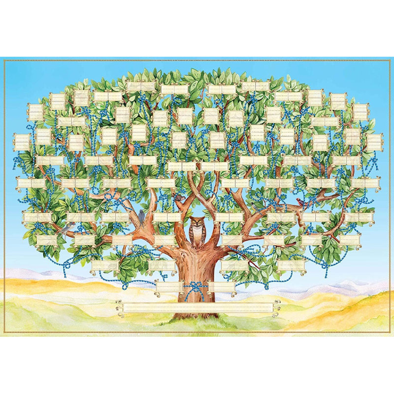 6-Generation Family Tree Chart - Home Decoration
