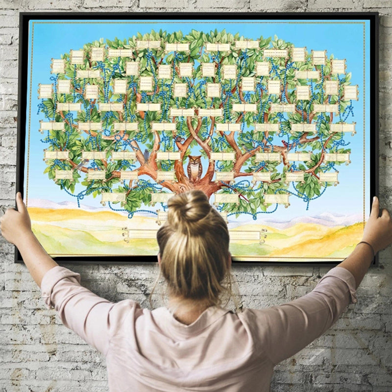 6-Generation Family Tree Chart - Home Decoration