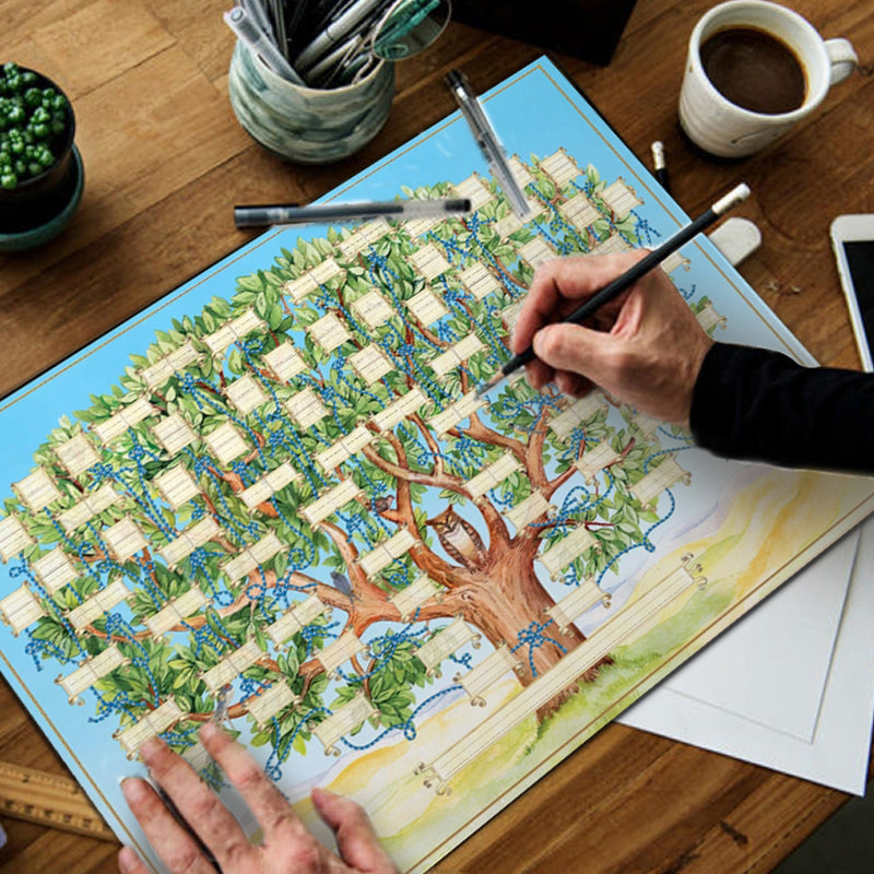 6-Generation Family Tree Chart - Home Decoration