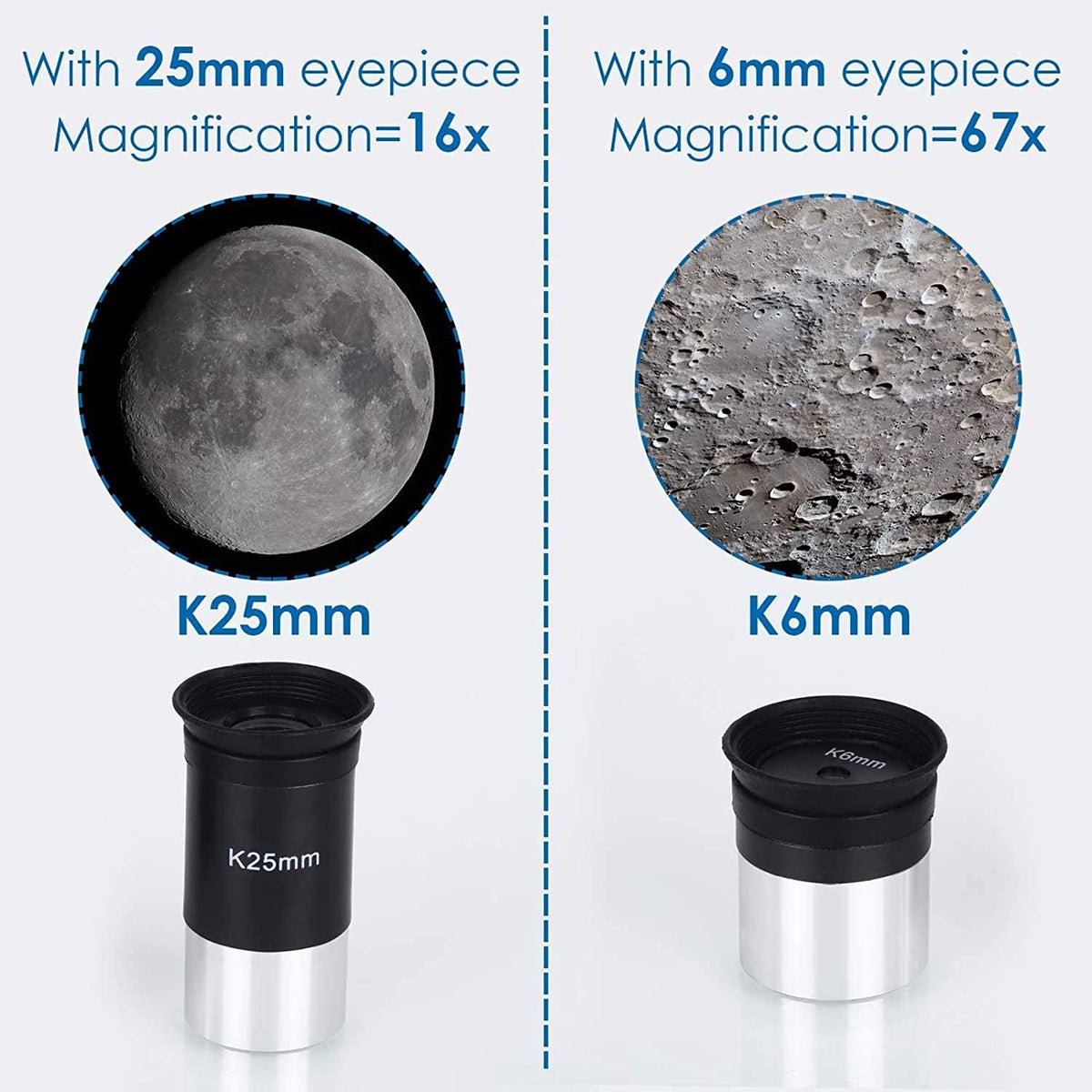 70mm Refractor Telescope for Beginners with Adjustable Tripod for Astronomical Observation