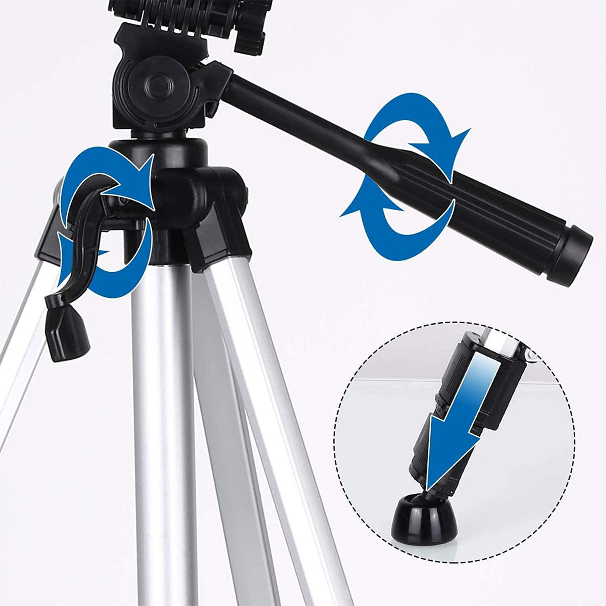 70mm Refractor Telescope for Beginners with Adjustable Tripod for Astronomical Observation