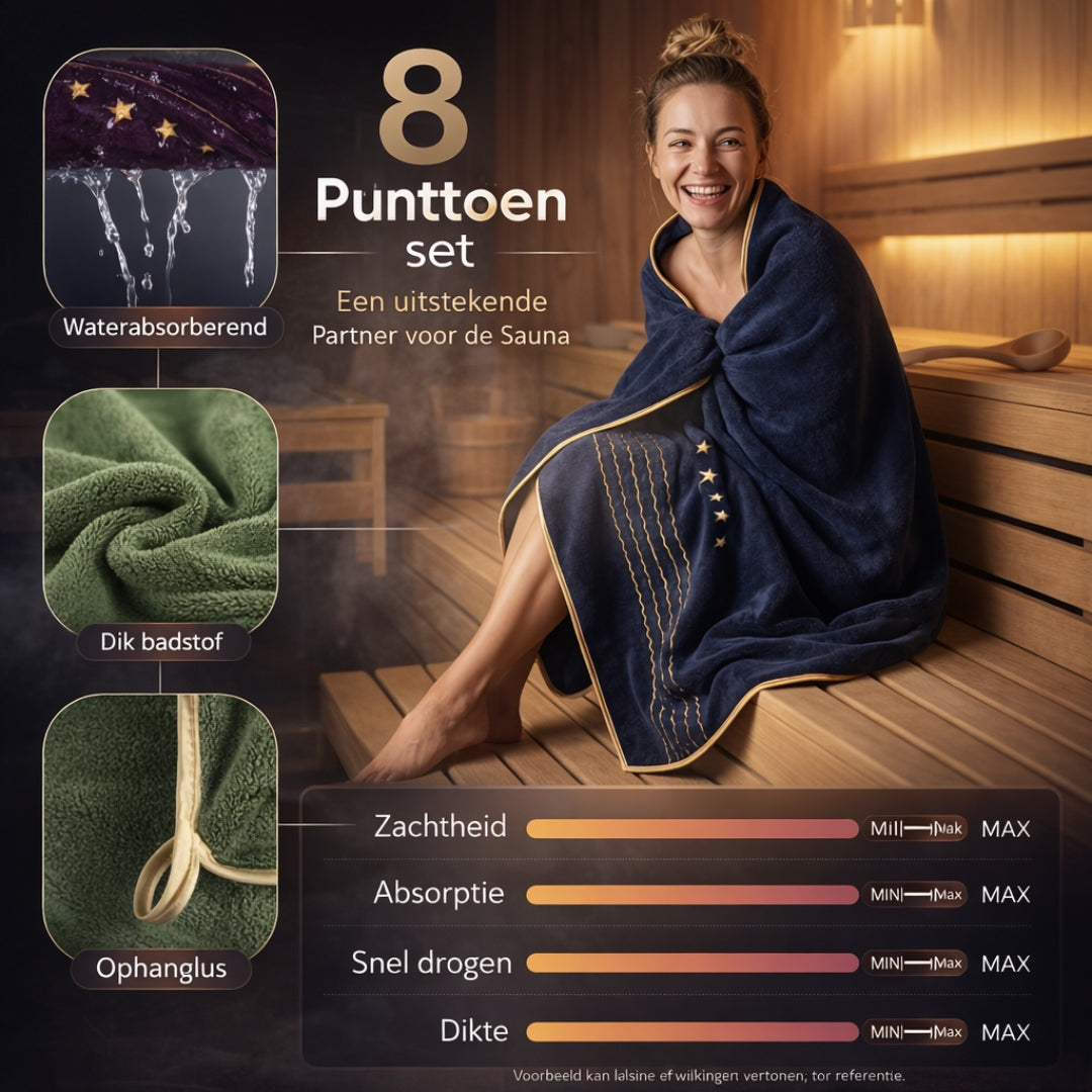 8-Piece Soft Bath Towel Set