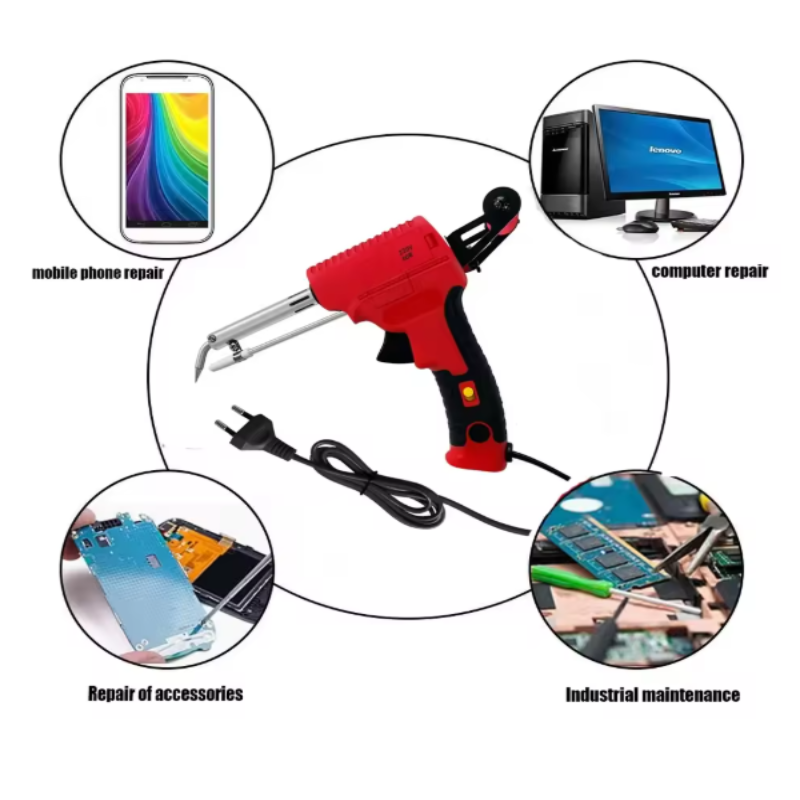 80W External Heating Electric Soldering Iron Gun Kit