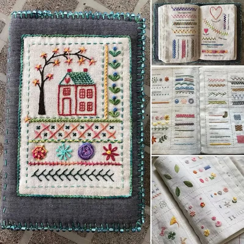 86-Piece Embroidery Kit with Guide