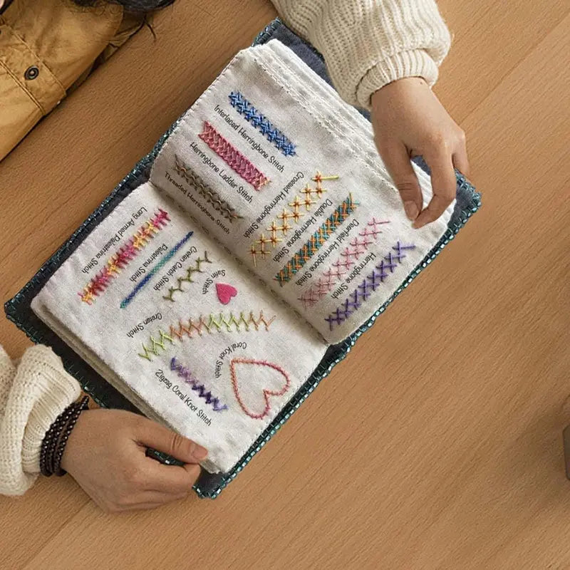 86-Piece Embroidery Kit with Guide