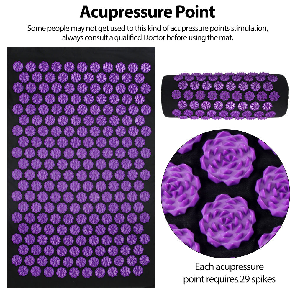 Acupressure Mat – Relaxing Pain Relief and Stress-Reducing Massage Mat