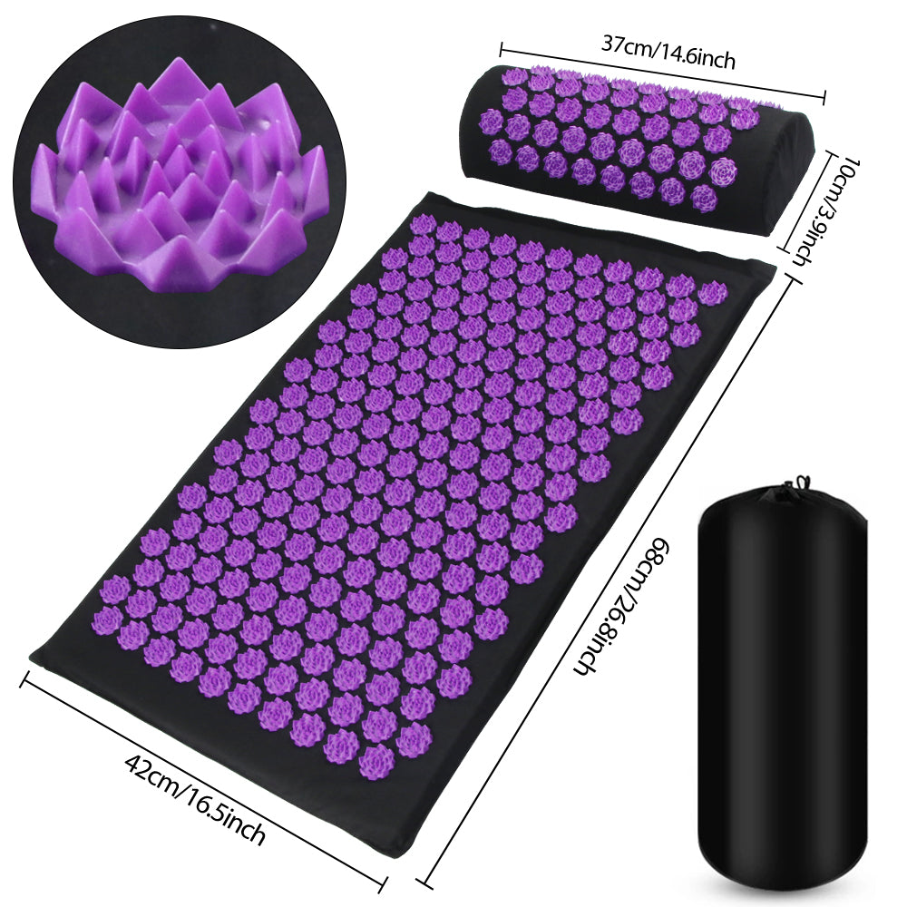 Acupressure Mat – Relaxing Pain Relief and Stress-Reducing Massage Mat